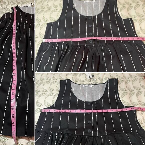 Modcloth Black Friday Striped to the Bone Midi Dress Midi Dress 10 AU 6 US NWT - Picture 13 of 13